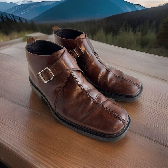 Kenneth Cole Reaction Ready 4 Change Brown Men's Boots, Size 13, 44-08 - Picture 1 of 16